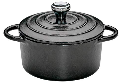 k-chenprofi-provence-mini-gusseisen-br-ter-rund-10-cm-emailliert-schwarz-f-r-all image 4