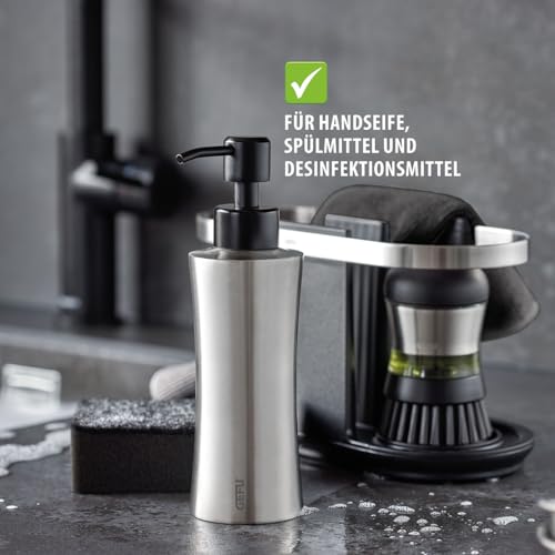 gefu-dosierspender-swift-nachf-llbarer-edelstahl-seifen-sp-lmittelspender-230-ml image 8