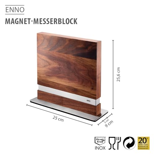 gefu-enno-magnet-messerblock-doppelseitiger-freistehender-messerhalter-aus-walnu image 8