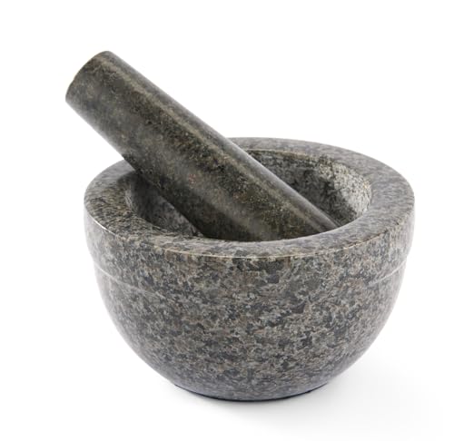 r-sle-granitm-rser-mit-st-el-steinm-rser-aus-schwarzem-granit-mit-anti-rutsch-bo image 4