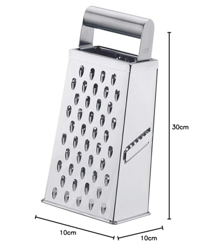 gefu-vierkantreibe-cubo-edelstahl-k-chenreibe-4-reibfl-chen-fein-grob-kartoffel- image 4