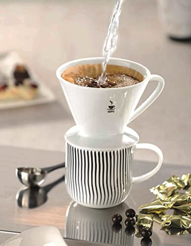 gefu-sandro-porzellan-kaffeefilter-gr-2-tassenfilter-f-r-handbr-hkaffee-mit-stan image 6