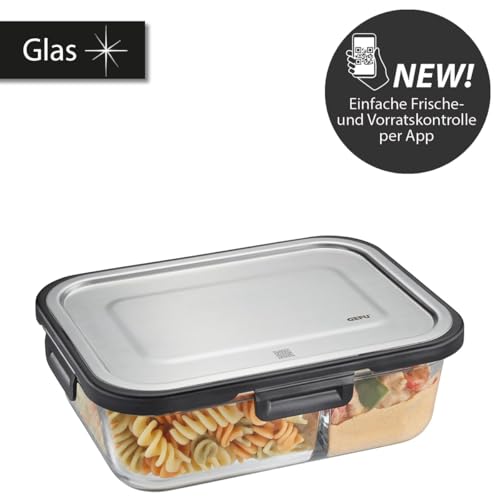 gefu-frischhaltedose-milo-gro-smarte-glas-lunchbox-mit-app-vorratskontrolle-sili image 7