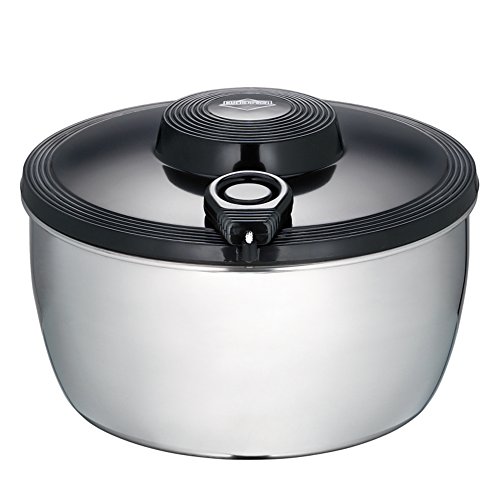 k-chenprofi-salatschleuder-edelstahl-schwarz-mit-seilzug-design-ralph-kr-mer image 2