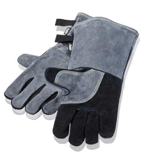 gefu-grillhandschuhe-bbq-aus-veloursleder-hitzebest-ndig-bis-350-c-langer-schaft image 3