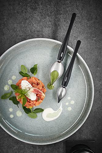 gefu-kulinari-2-teiliger-dekorierl-ffel-saucen-und-plating-tool-mit-zwei-dosiers image 6
