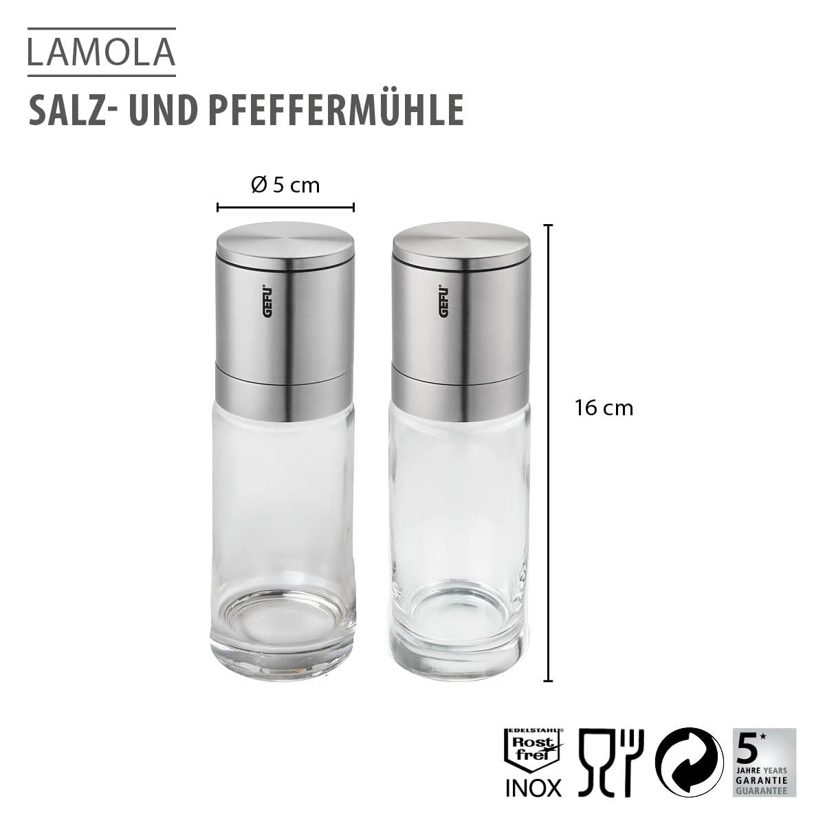 gefu-salz-und-pfefferm-hle-lamola-2er-set-manuelle-gew-rzm-hlen-mit-stufenlosem- image 2