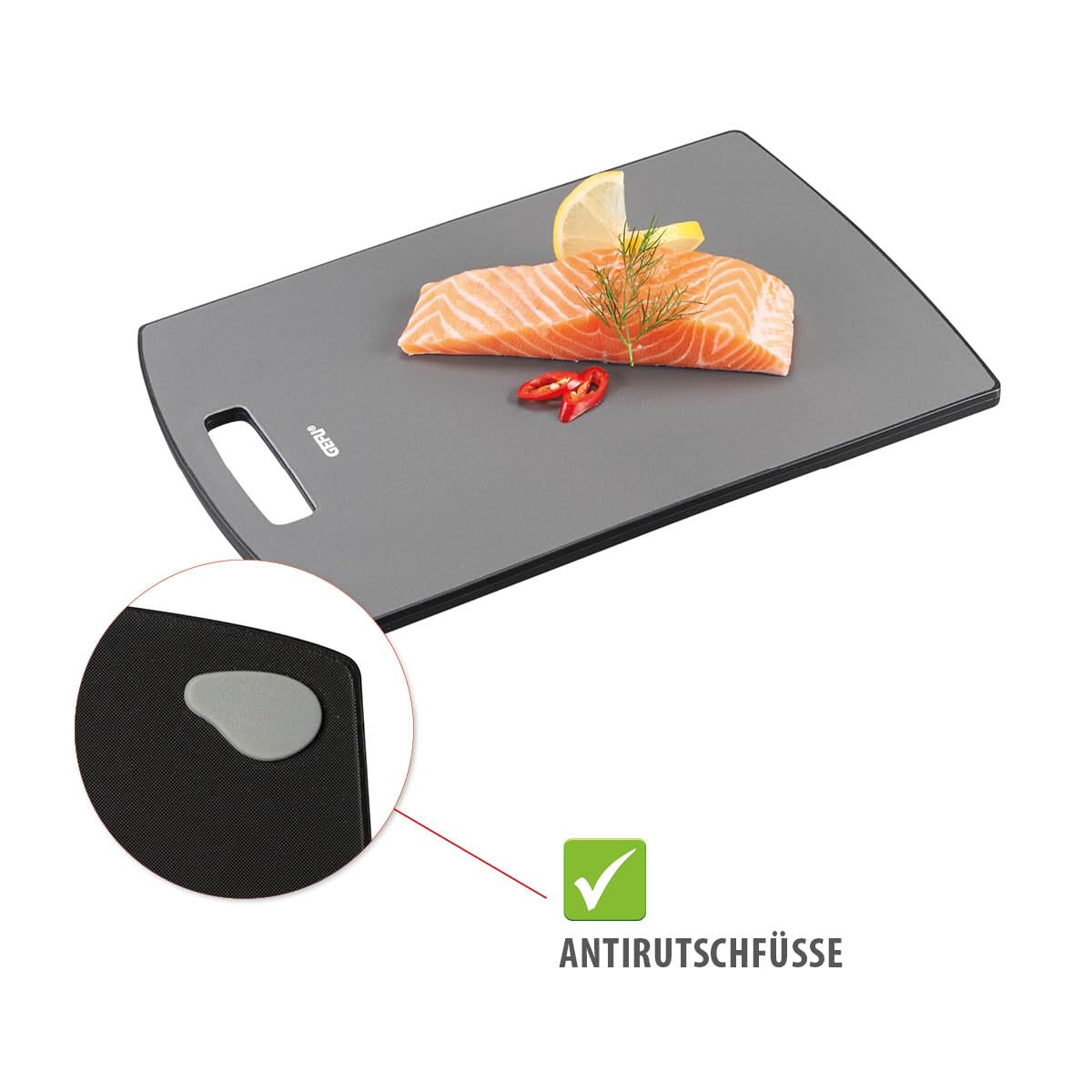 gefu-levoro-schneidebrett-antimikrobiell-beschichtet-klingenschonend-rutschfest- image 4