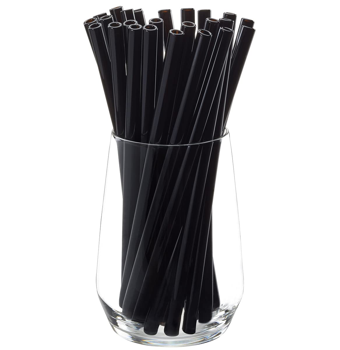 gefu-future-glastrinkhalme-23-cm-25-st-ck-schwarz-wiederverwendbare-plastikfreie image 1