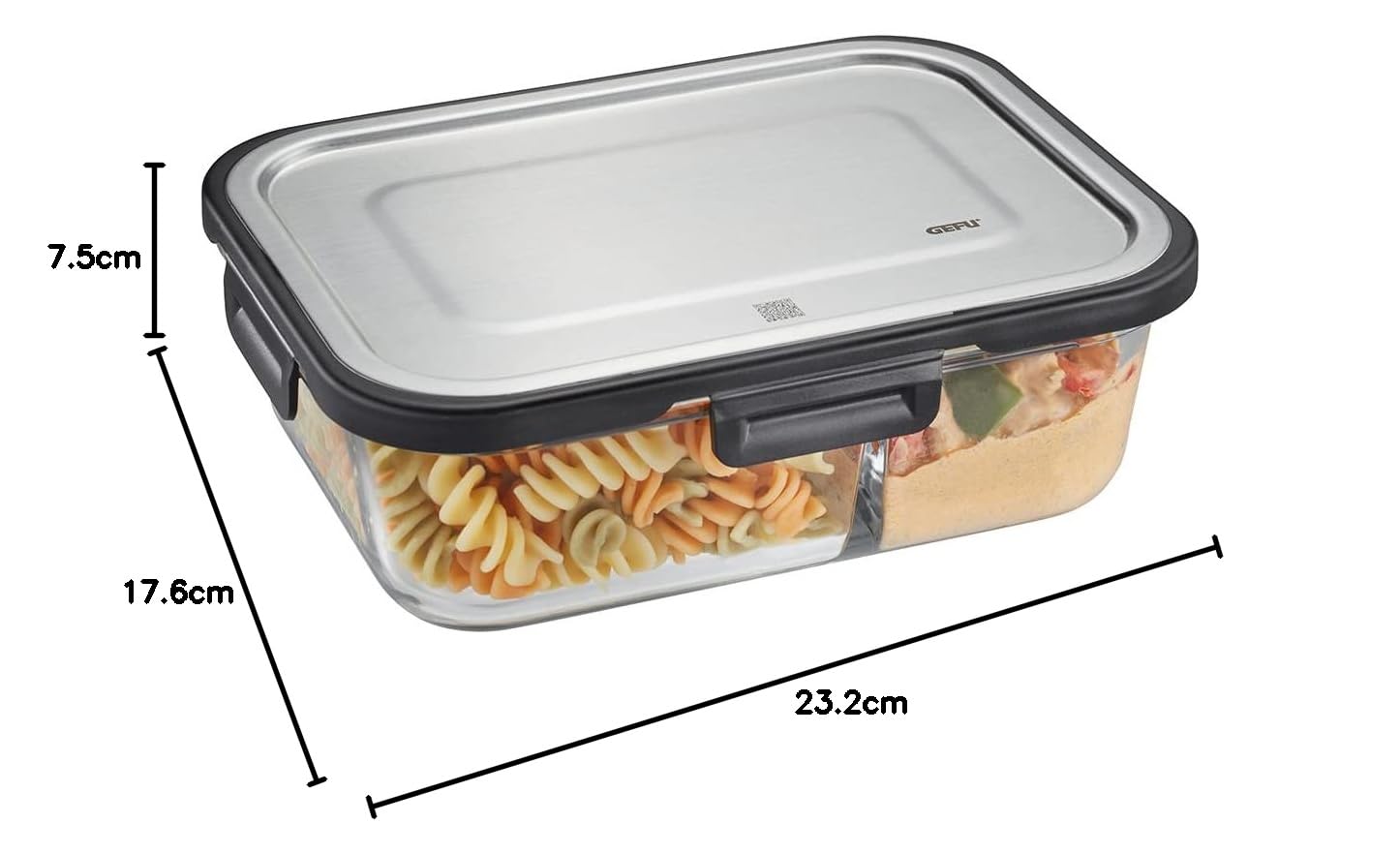 gefu-frischhaltedose-milo-gro-smarte-glas-lunchbox-mit-app-vorratskontrolle-sili image 5