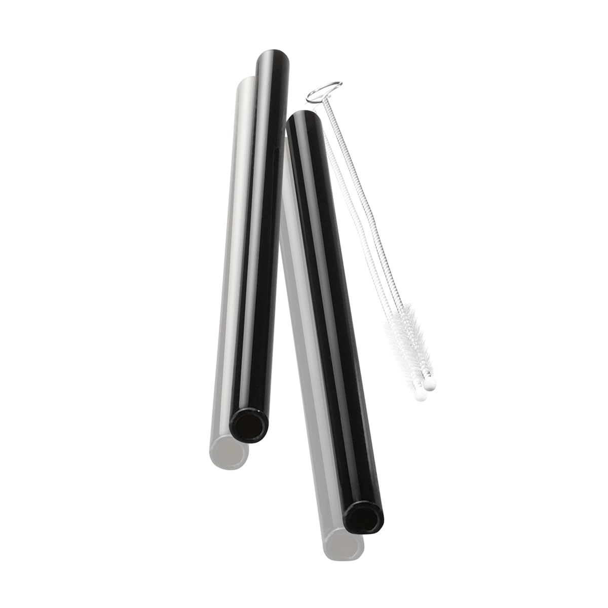 gefu-future-glastrinkhalm-4er-set-18-cm-schwarz-borosilikatglas-wiederverwendbar image 3