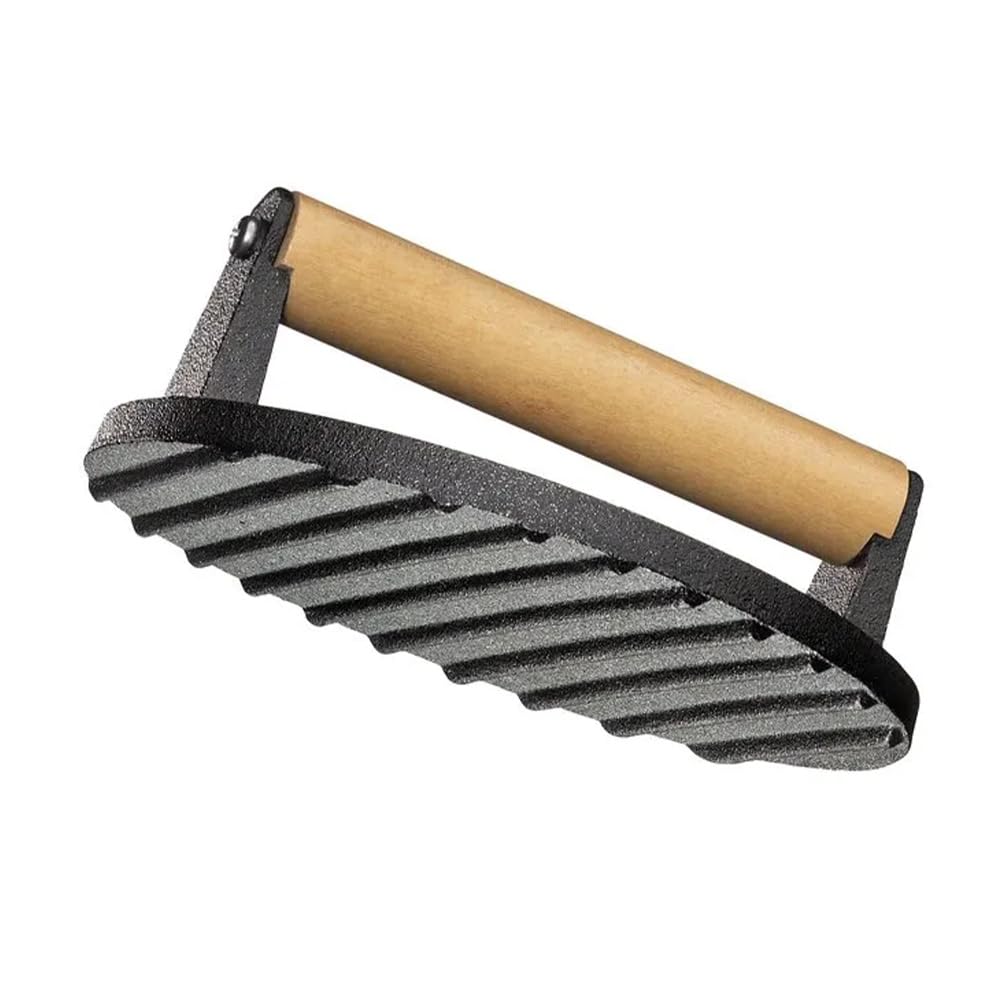 k-chenprofi-bbq-grillpresse-fleischbeschwerer-aus-gusseisen-1-kg-18-7-5-cm-palis image 1