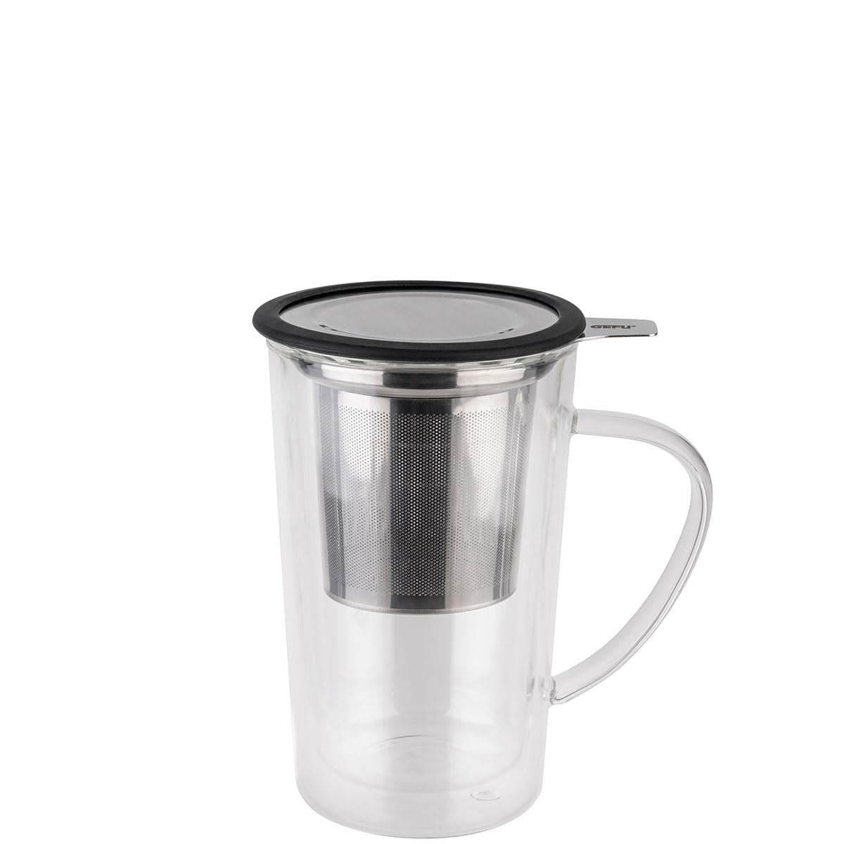 gefu-mira-teeglas-235-ml-doppelwandiges-borosilikatglas-mit-edelstahlfilter-arom image 5