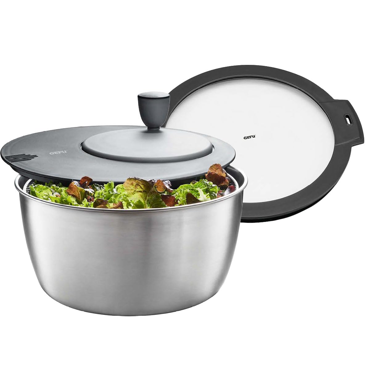 gefu-salatschleuder-4l-mit-frischhaltedeckel-siebeinsatz-kurbelantrieb-4-in-1-sc image 8