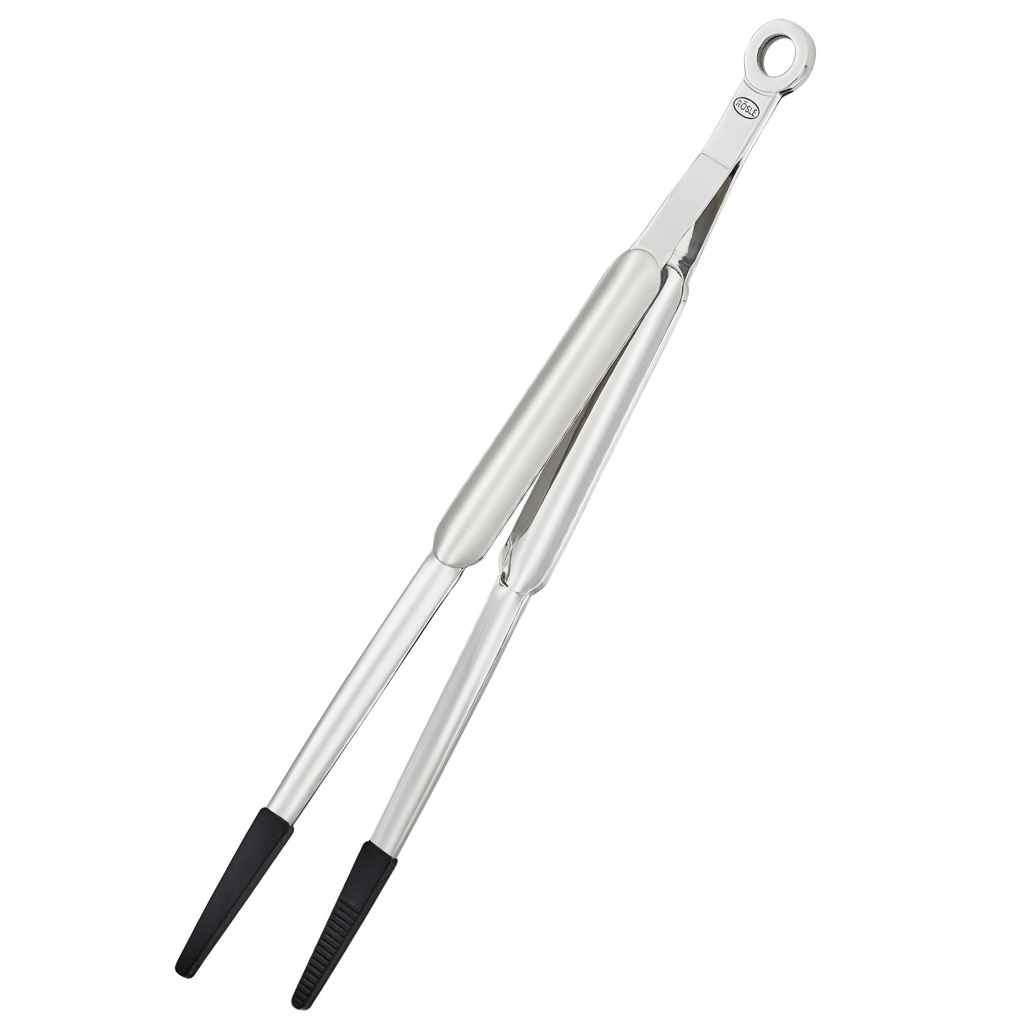r-sle-spitzzange-silikon-32-cm-gefederte-grill-und-kochzange-edelstahl-18-10-mit image 1