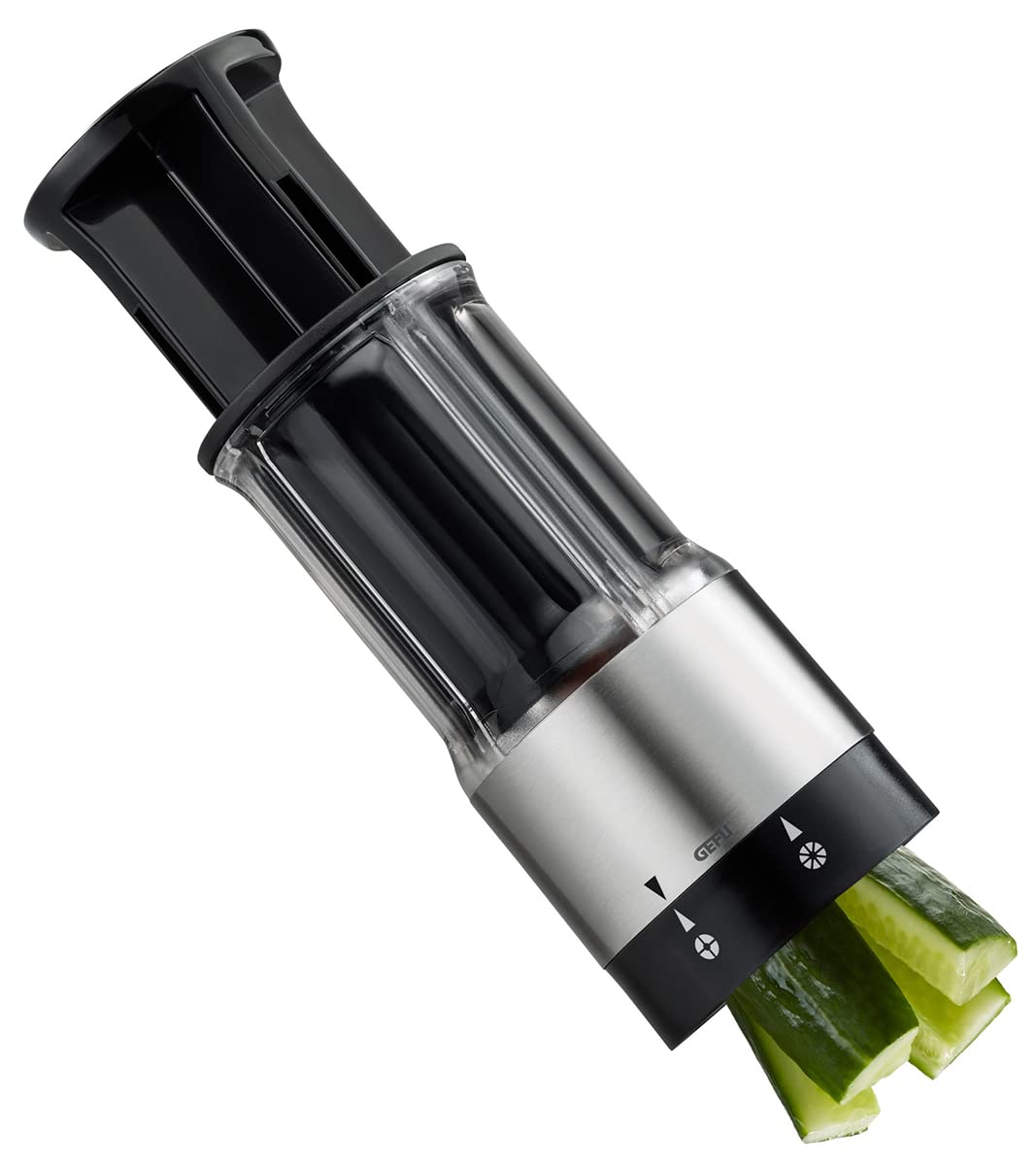 gefu-flexicut-gem-seschneider-streifenschneider-obstteiler-mit-verstellbarem-kli image 6