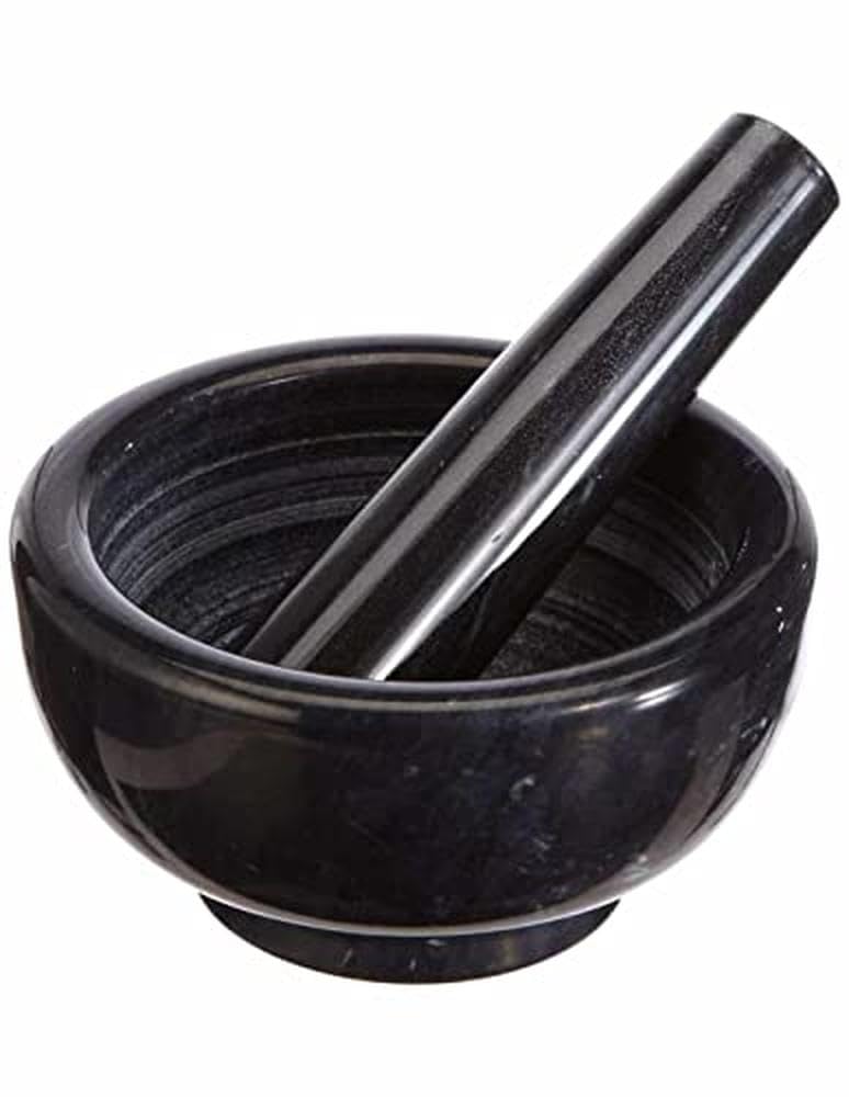 k-chenprofi-1002431011-marmor-m-rser-11-cm-schwarz-steinm-rser-aus-naturmarmor-g image 4