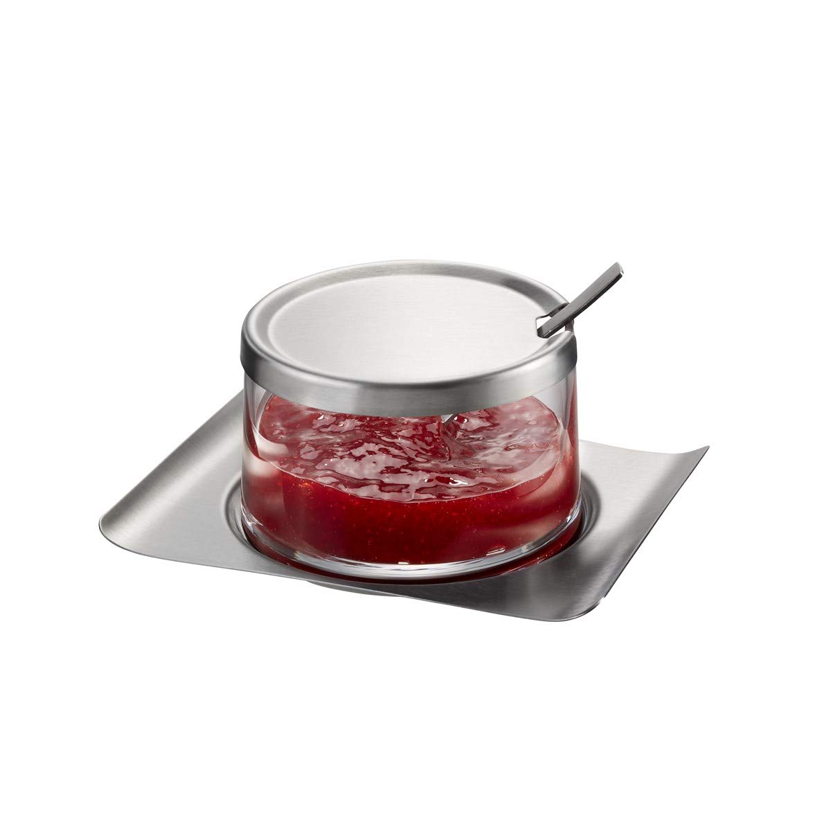 gefu-brunch-marmeladengl-ser-set-aus-rostfreiem-edelstahl-mit-glas-auflaufform-1 image 1