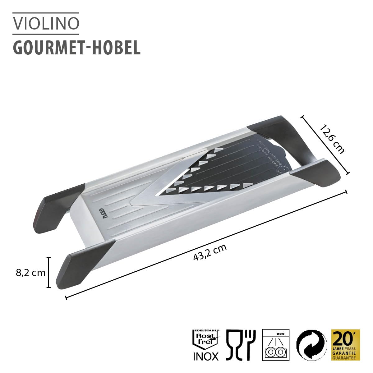 gefu-violino-gem-seschneider-mit-3-schneidefl-chen-verstellbar-1-5-mm-mit-sicher image 2