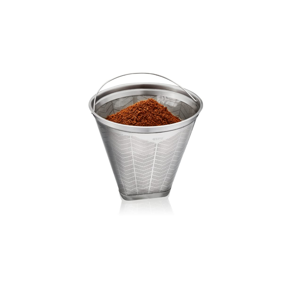 gefu-flavo-kaffeefilter-gr-e-4-edelstahl-dauerfilter-mit-zweischicht-filtersyste image 1