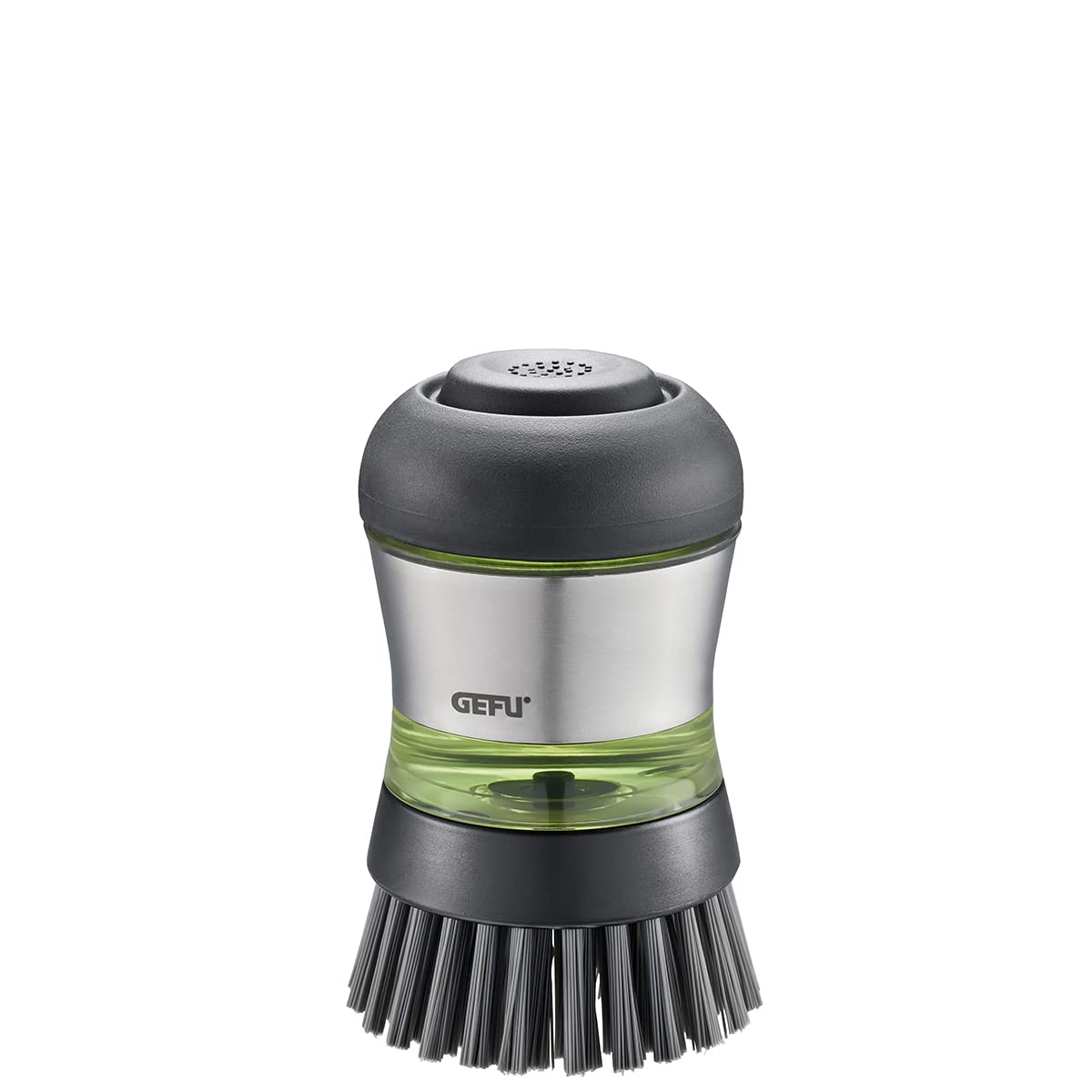 gefu-sp-lb-rste-swift-2-in-1-mit-sp-lmittelspender-nylonborsten-und-edelstahl-er image 1
