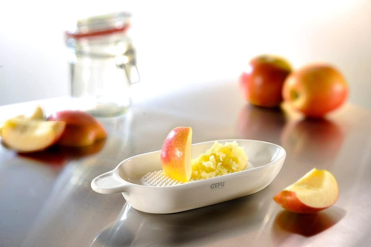 gefu-fruttare-ingwer-und-obstreibe-keramikreibe-mit-extrascharfen-z-hnen-sp-lmas image 2