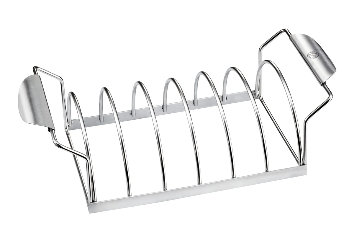 gefu-spare-rib-halter-bbq-aus-edelstahl-f-r-6-rippchen-umdrehbar-als-bratenhalte image 2