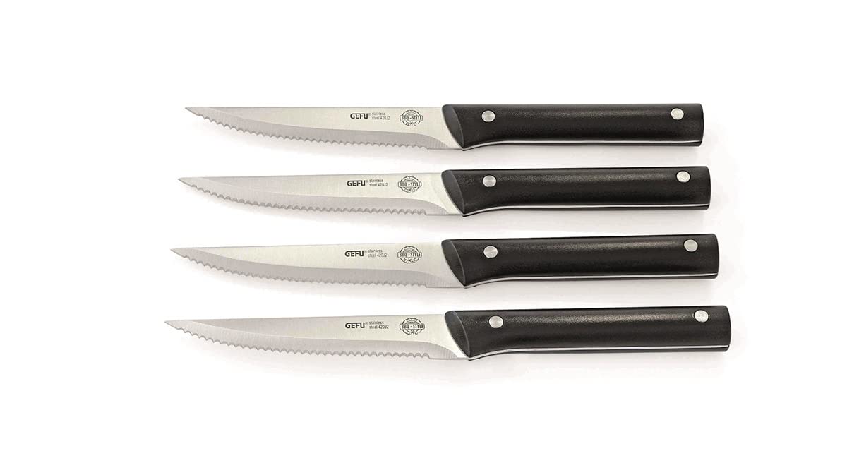 gefu-steakmesser-bbq-4er-set-wellenschliffklingen-aus-eisgeh-rtetem-edelstahl-42 image 1
