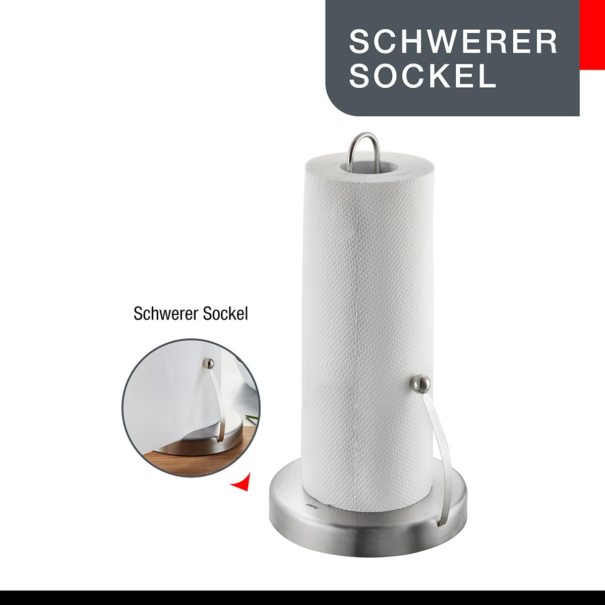 gefu-k-chenrollenhalter-spenso-edelstahl-rollenhalter-mit-haltefeder-rutschfest- image 4