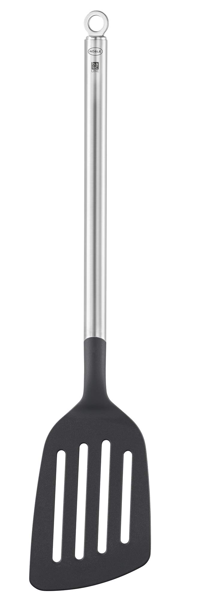 r-sle-basic-line-pfannenwender-34-cm-edelstahl-18-10-mit-nylon-kopf-ppa-hitzebes image 1