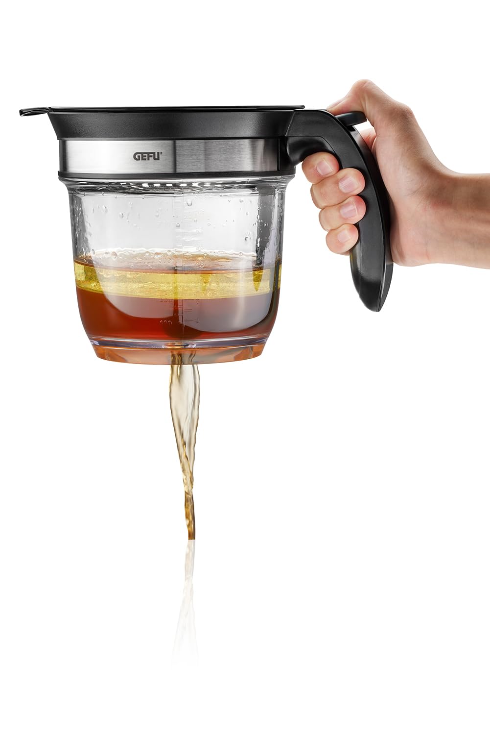 gefu-fett-trennkanne-fluido-1000-ml-mit-auslasshebel-siebeinsatz-zum-entfetten-v image 4