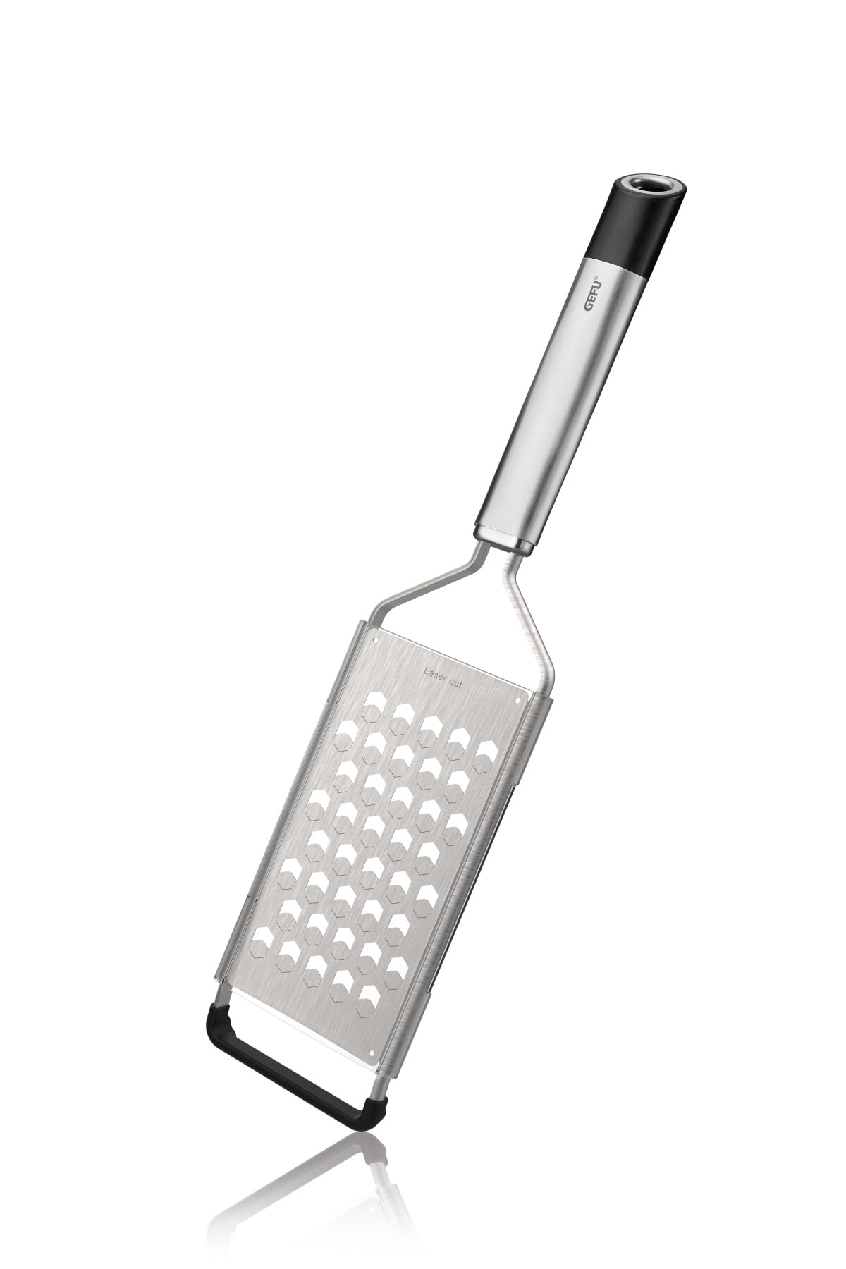 gefu-primeline-grobreibe-34-9-cm-edelstahlreibe-mit-diamond-laser-cut-sch-rfe-an image 3