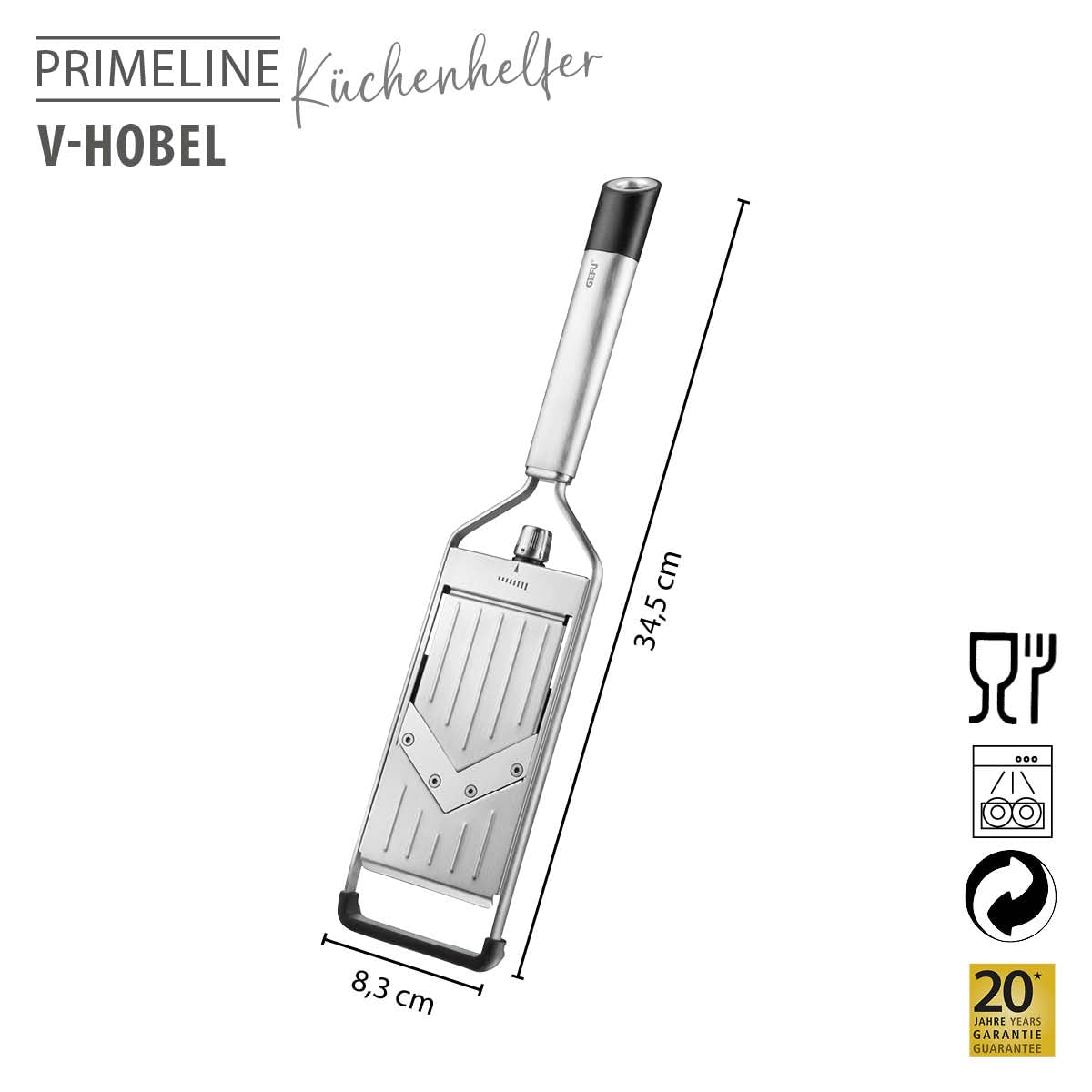 gefu-v-hobel-primeline-stufenlos-einstellbarer-edelstahl-gem-sehobel-0-5-mm-mit- image 2