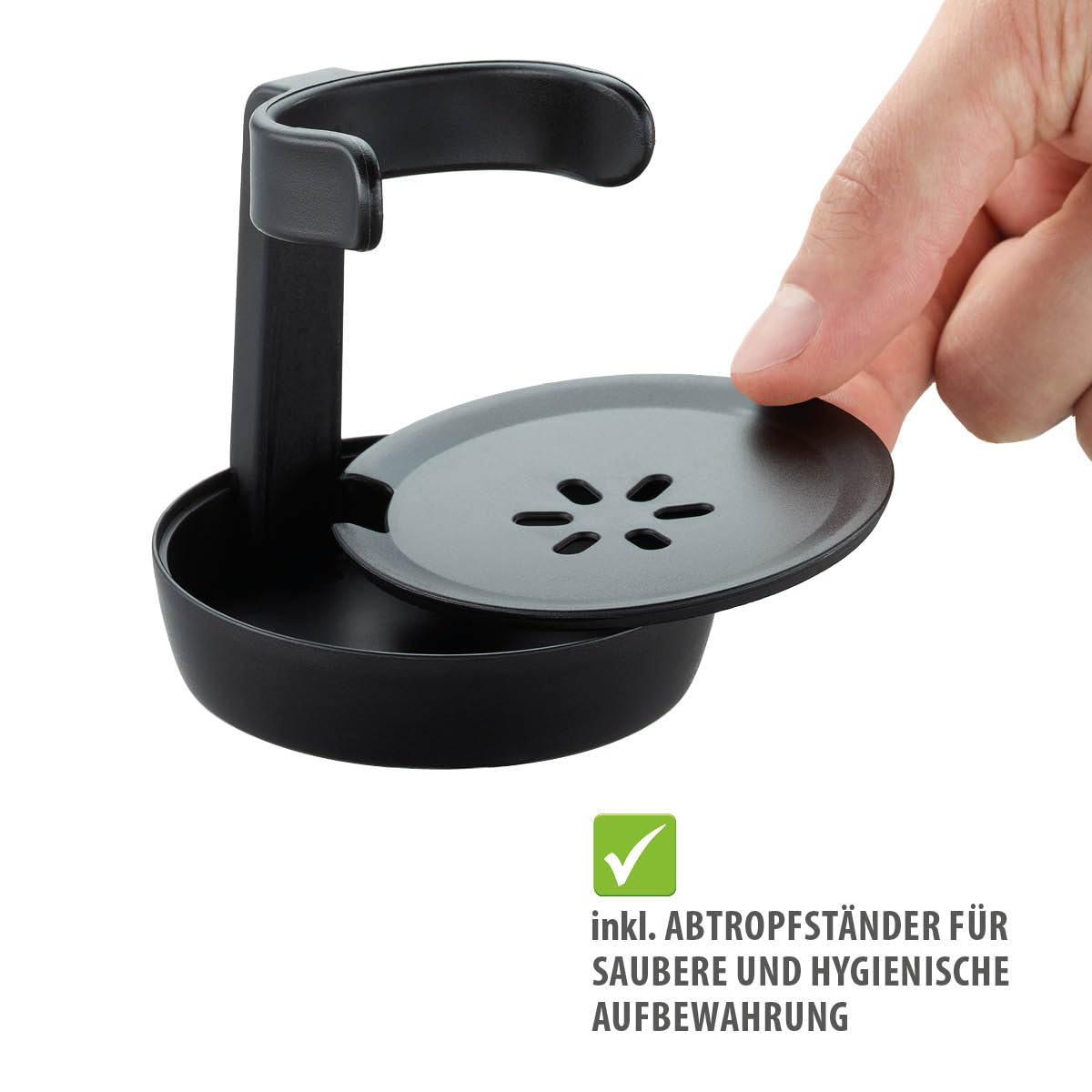 gefu-swift-sp-lmittelb-rste-mit-integriertem-sp-lmittelspender-50-ml-und-abtropf image 4