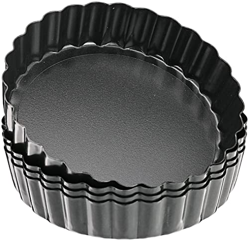 k-chenprofi-tarteletteformen-bake-mini-4er-set-rund-12-cm-mit-hebeboden-stahlble image 7