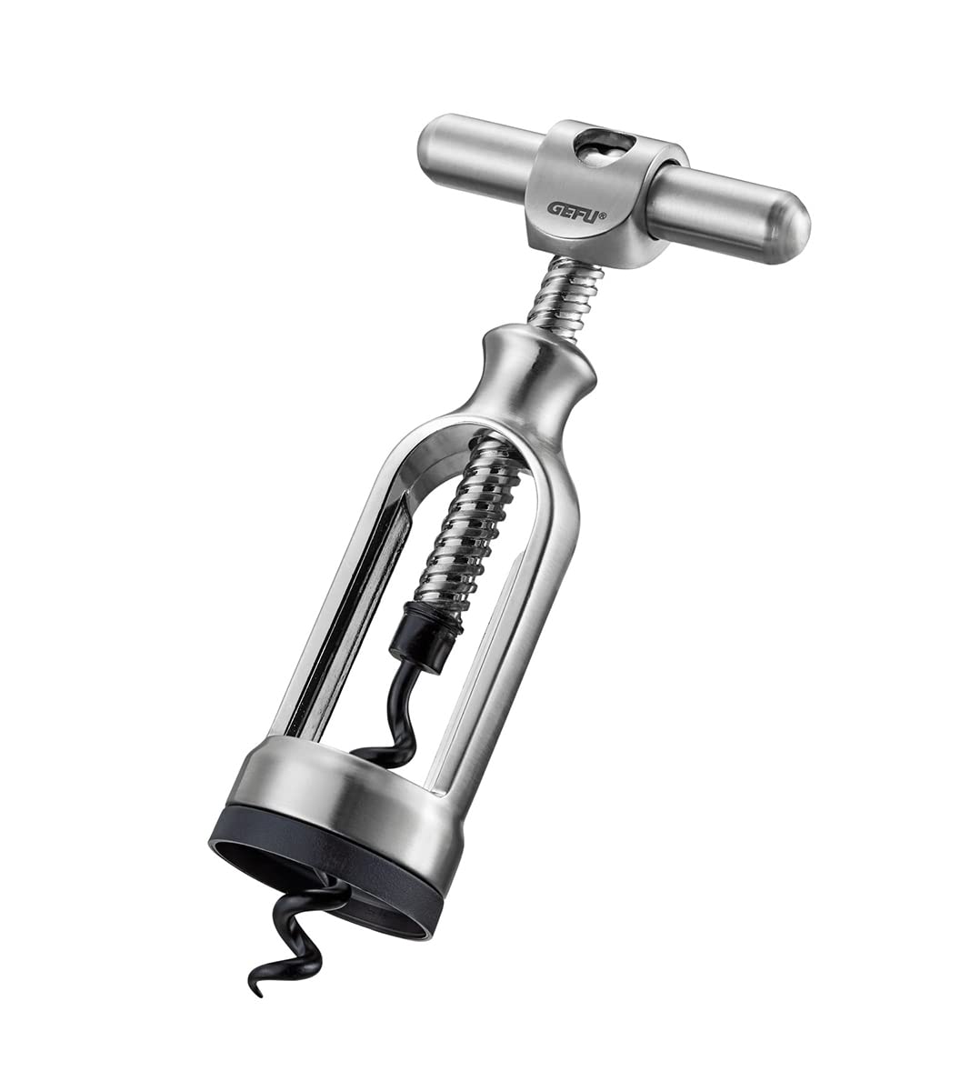 gefu-degusto-glockenkorkenzieher-automatischer-wein-ffner-mit-teflon-spindel-sel image 1