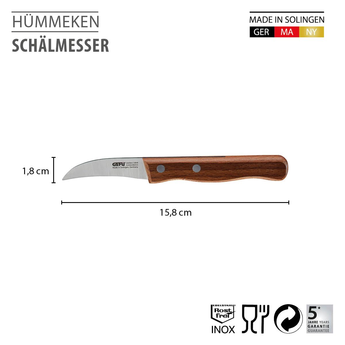 gefu-sch-lmesser-h-mmeken-6-cm-deutscher-klingenstahl-mit-gebogener-schneide-und image 2