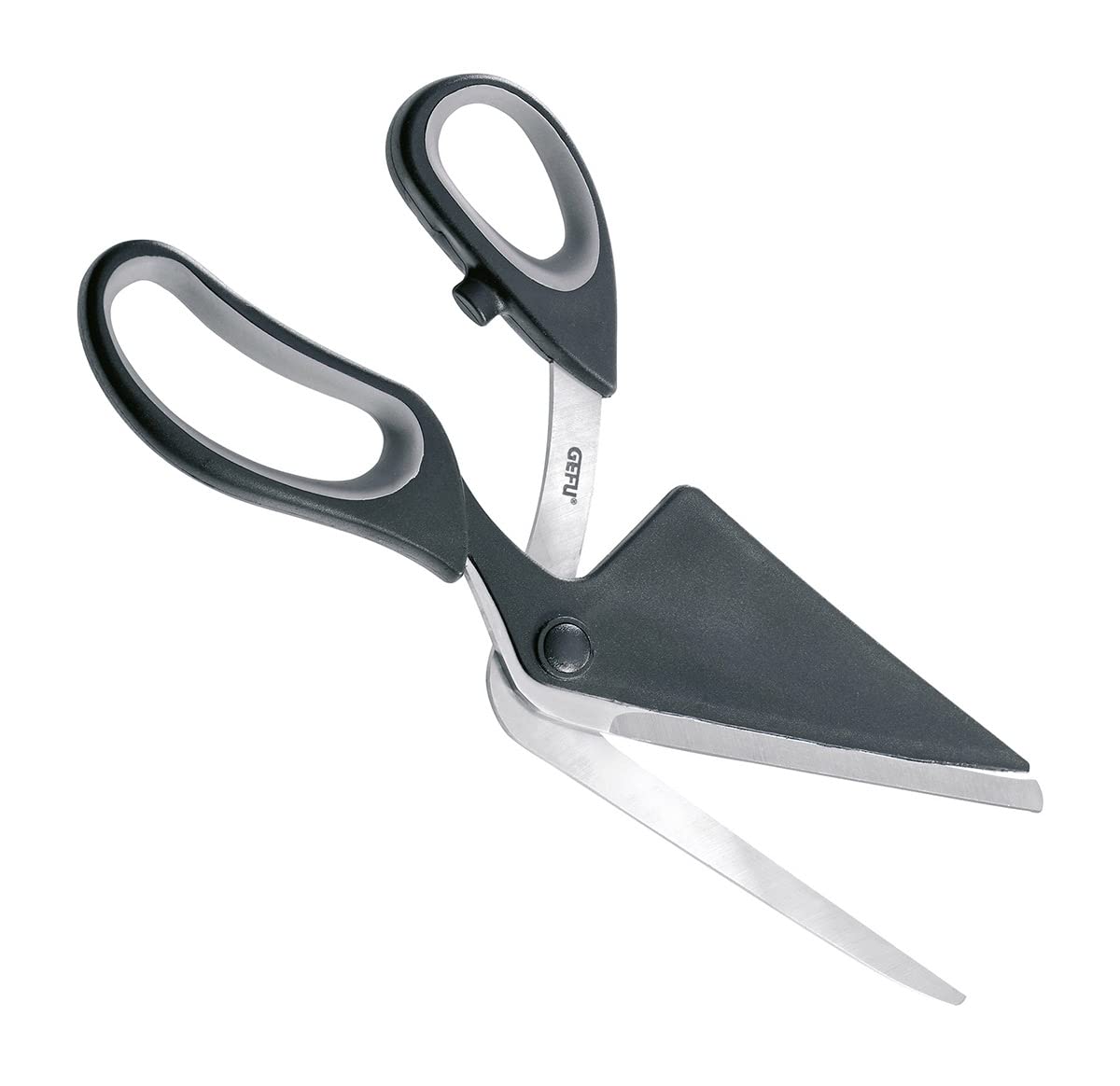 gefu-pezzo-pizzaschneider-2-in-1-pizzaschere-mit-servierheber-japanischem-klinge image 1