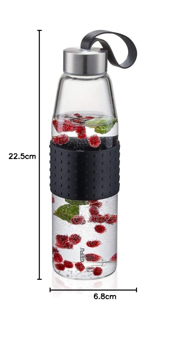 gefu-trinkflasche-olimpio-500-ml-glas-trinkflasche-aus-borosilikat-f-r-hei-und-k image 3