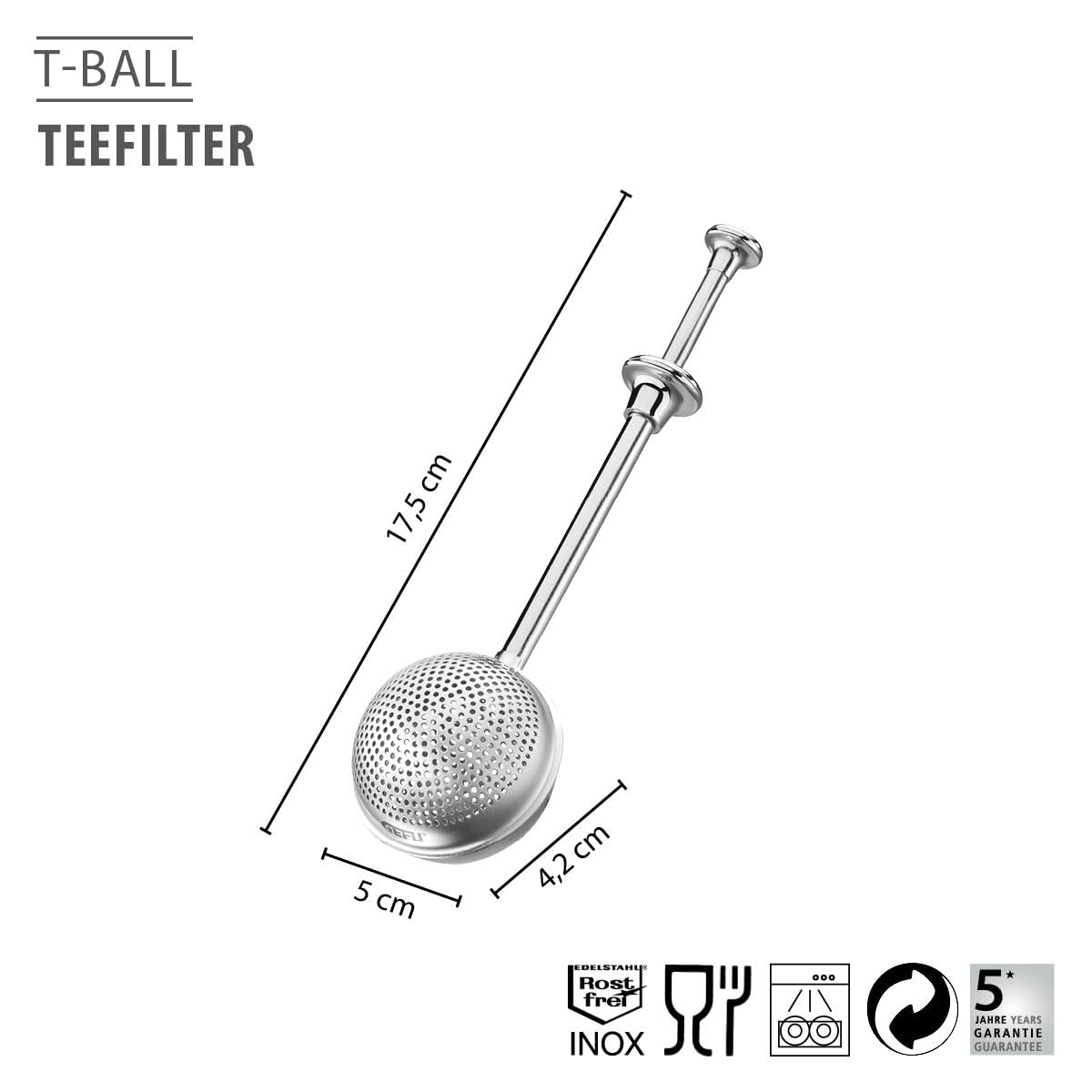 gefu-t-ball-teefilter-kugelform-teesieb-mit-messl-ffel-funktion-und-feinlochung- image 2