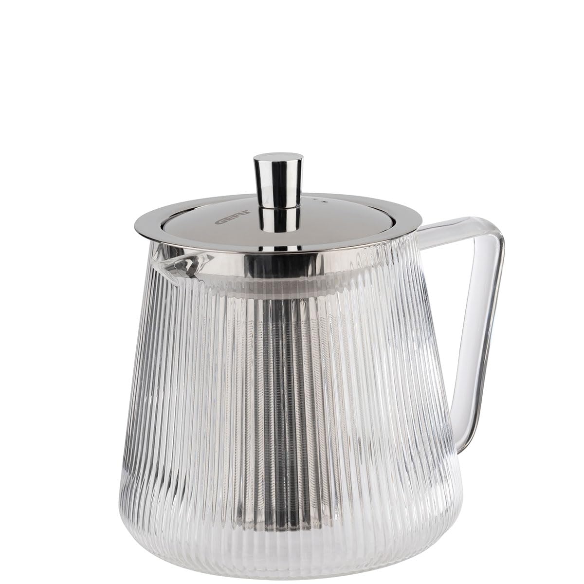 gefu-teekanne-infusa-800-ml-glasteekanne-mit-edelstahlfilter-deckel-f-r-losen-te image 3