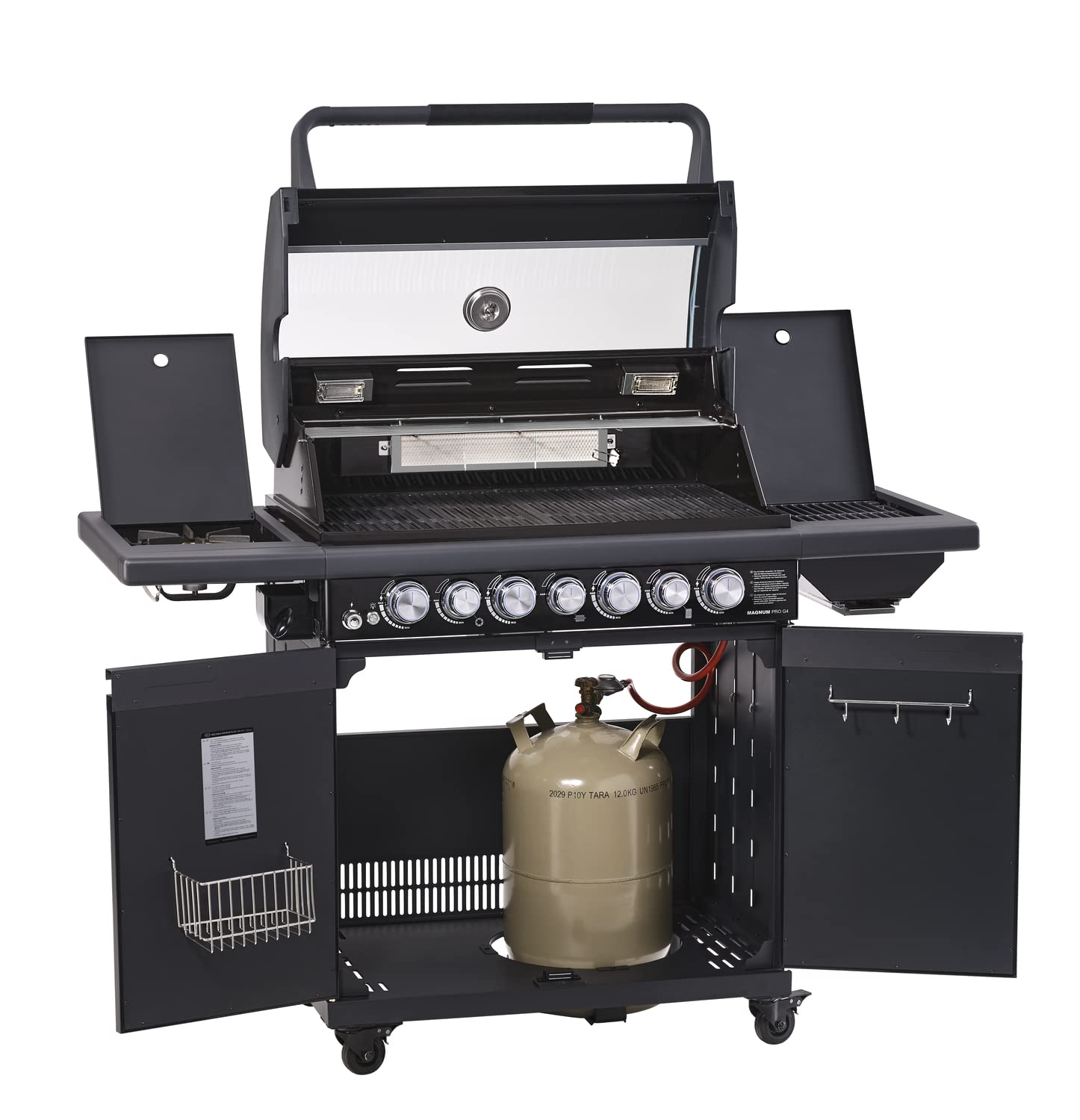 r-sle-gasgrill-bbq-station-magnum-pro-g4-s-schwarz-4-edelstahlbrenner-primezone- image 5