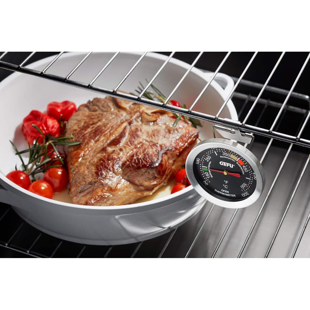 gefu-backofenthermometer-messimo-edelstahl-zum-h-ngen-oder-stellen-farbskala-50- image 2