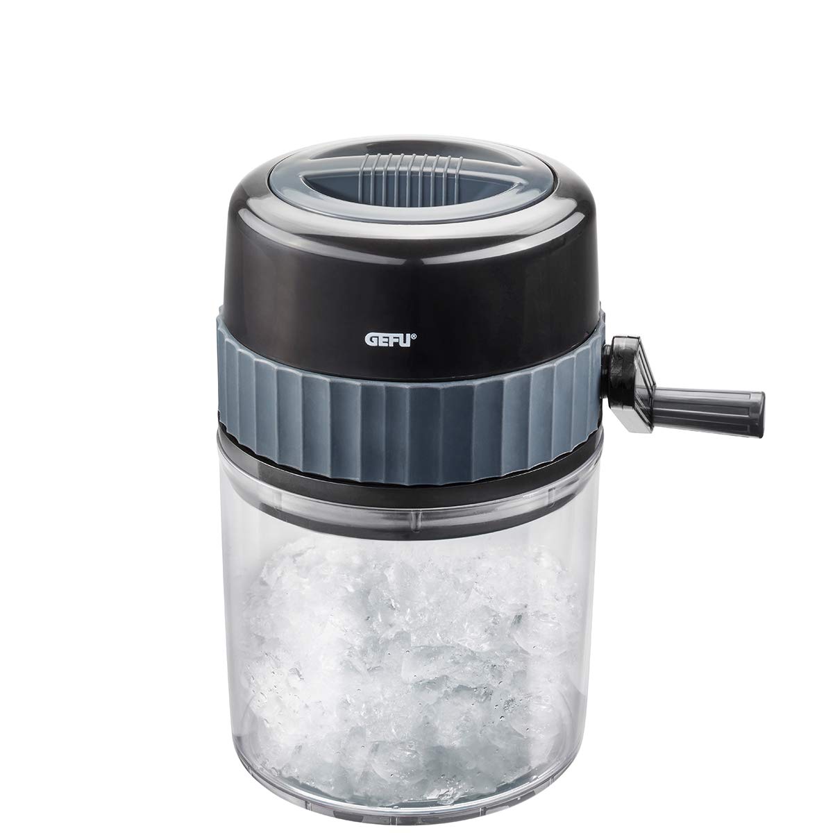 gefu-ice-crusher-slush-manueller-eiszerkleinerer-mit-edelstahlklingen-750-ml-kur image 1