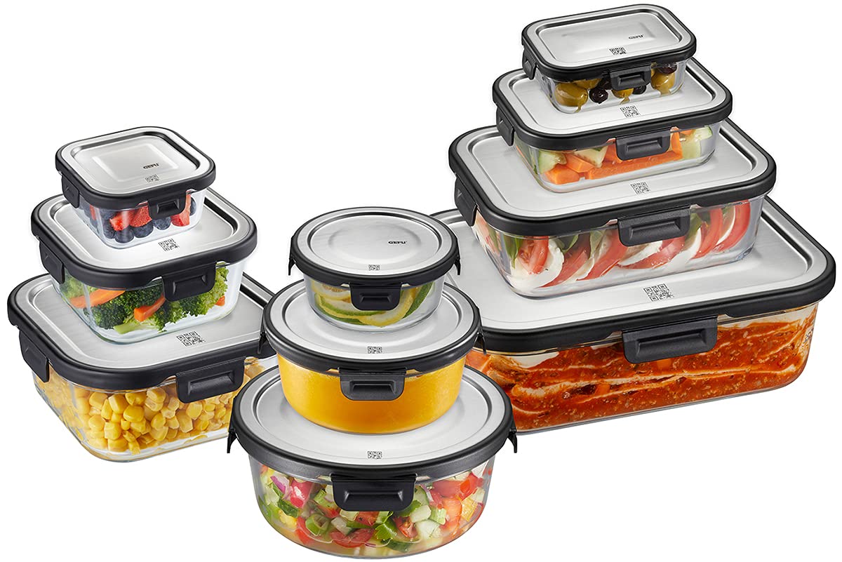 gefu-frischhaltedose-milo-smarte-lunchbox-300-ml-glas-mit-silikondichtung-klick- image 4