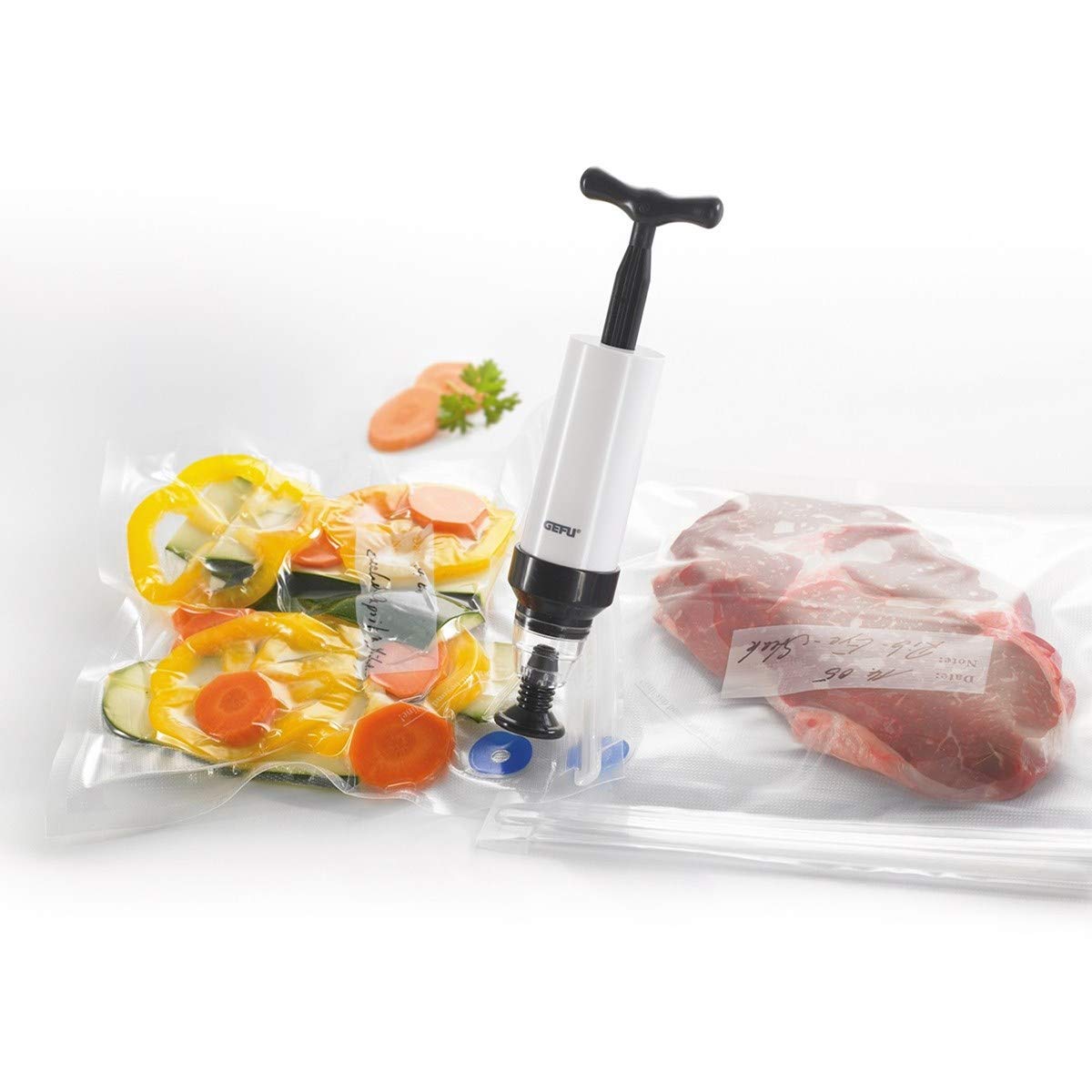 gefu-vaco-vakuumier-set-vakuumierger-t-mit-beuteln-28-x-11-x-11-cm-f-r-bis-zu-5- image 2