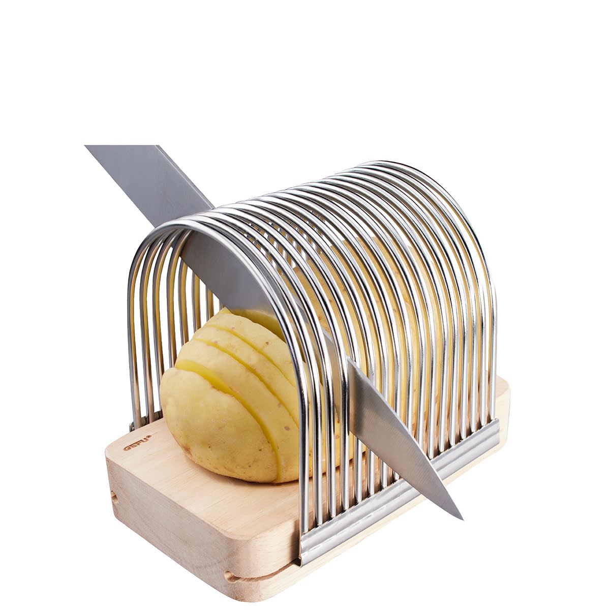gefu-hassel-f-cherkartoffel-schneider-edelstahl-hasselback-schneider-f-r-kartoff image 2