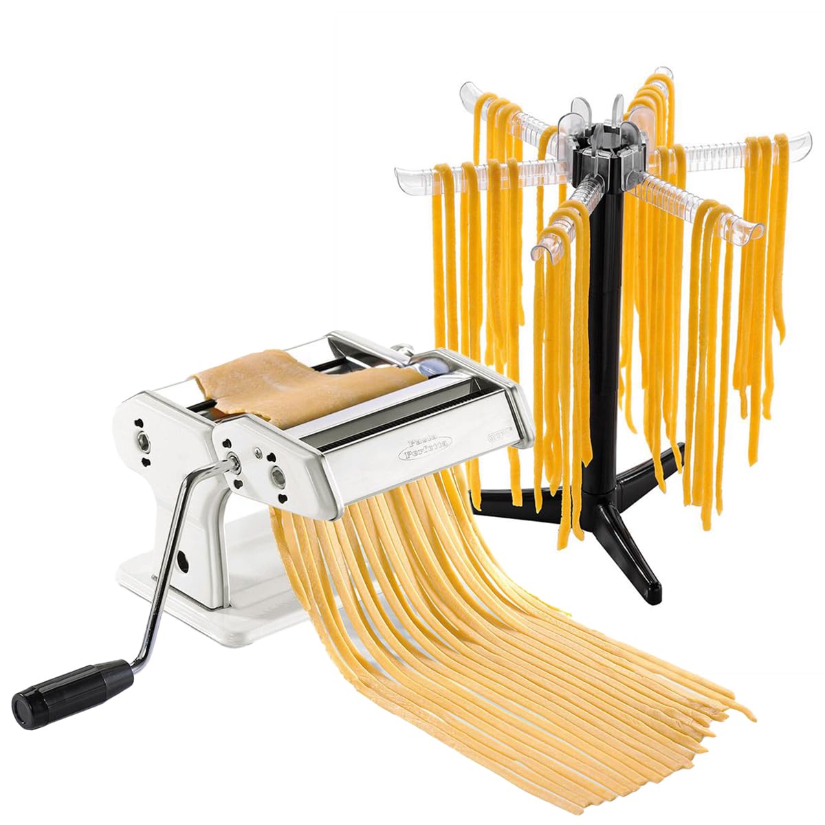 gefu-pastamaschine-pasta-perfetta-nudelmaschine-mit-kurbelantrieb-f-r-tagliolini image 2