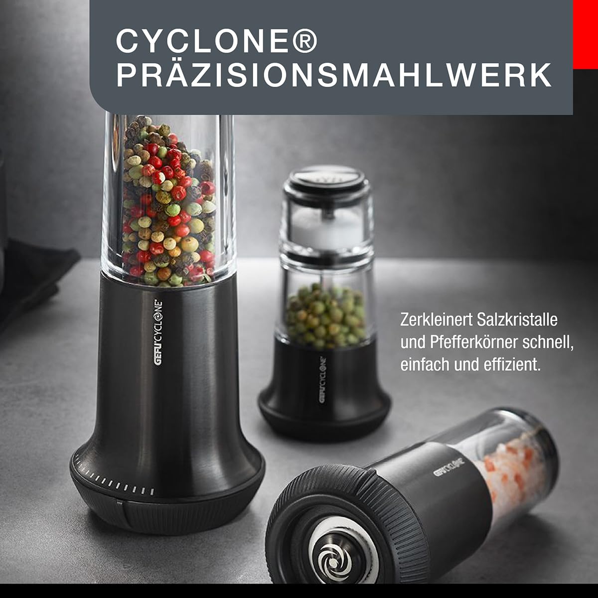 gefu-x-plosion-l-salz-und-pfefferm-hle-in-schwarz-cyclone-keramik-mahlwerk-16-fa image 3