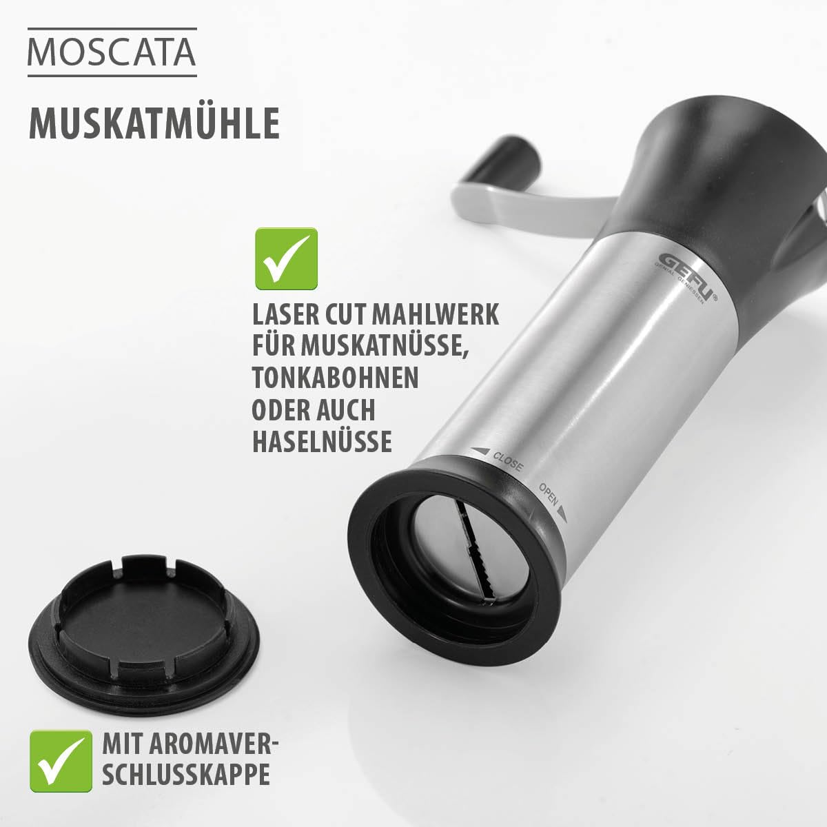 gefu-moscata-muskatm-hle-mit-laser-cut-mahlwerk-gew-rzm-hle-f-r-muskatnuss-tonka image 8